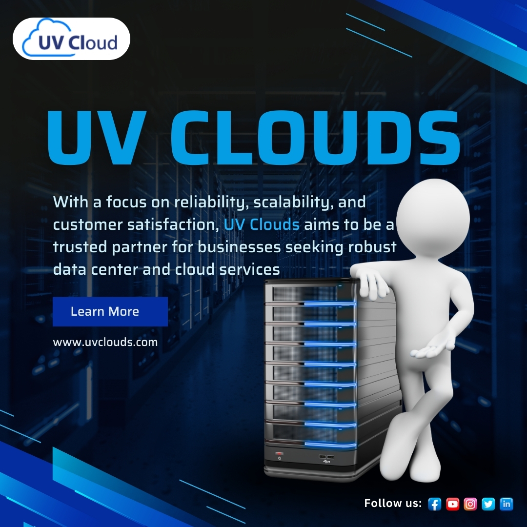 UV Clouds Computing Services!
Why are you Wait!
Get in Touch Today:
Website : uvclouds.com
#UVCloudComputing #DataCenterSolutions #CloudServices #TechInnovation #DigitalTransformation #FutureTech #DataManagement #CloudInfrastructure #Virtualization #SecureCloud