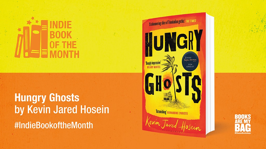 Hungry Ghosts by @kevinjhosein is a mesmerising novel about violence, religion, family & class, rooted in the wild & pastoral landscape of 1940s colonial central Trinidad. Discover @booksaremybag fiction Book of the Month today! 👇 gardners.com/.../Hungry-Gho… #gardners #booksellers