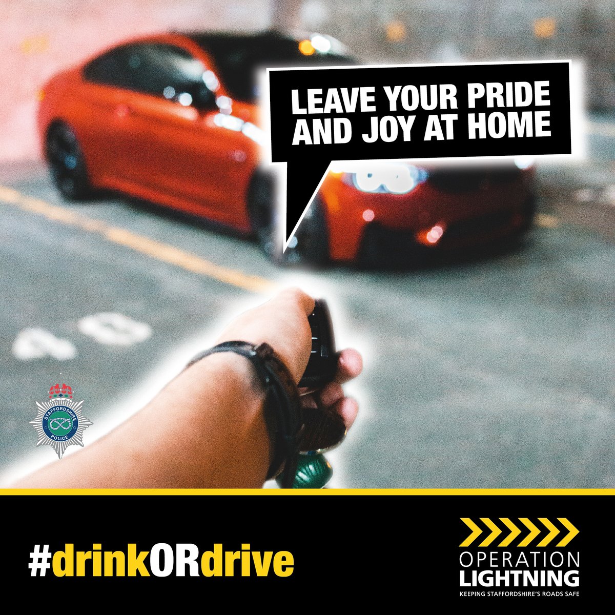 Meeting mates at the pub this weekend?

Drink driving is one of the biggest killers on the roads. Just one drink can affect your reaction times, judgement and co-ordination.

Do the right thing and leave your car at home. 

#FatalFour