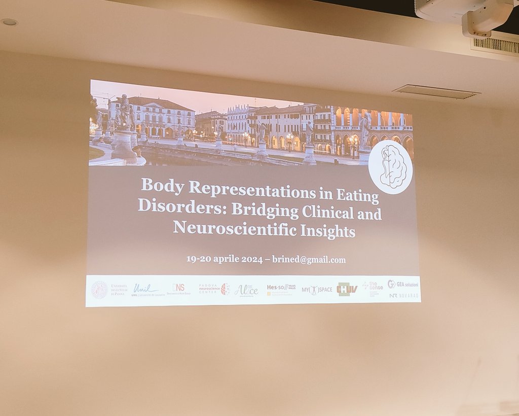 Today in the beautiful Padua to speak about body representation in eating disorders. #BrinED