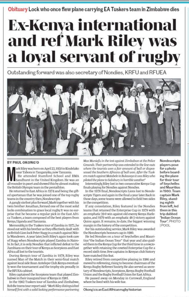 19/04/2024_Daily Nation Tribute to Mark Riley