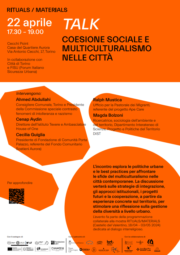 #AppuntamentiPoliTO 📅22 aprile 2024 - 17,30 Talk - Coesione sociale e multiculturalismo nelle città ℹ️polito.it/ateneo/comunic…