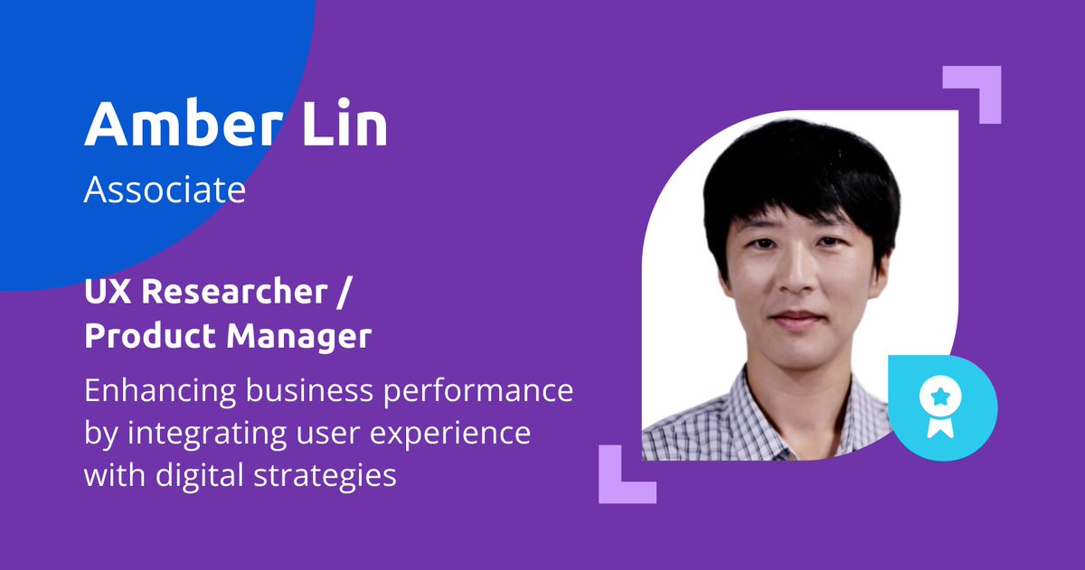 Are you ready to elevate your digital strategies and transform user insights into impactful experiences? Meet Amber Lin, UX Researcher and Product Manager!🌟

💻 Collaborate with Amber here: hubs.la/Q02trKCC0 

#UXResearch #ExperienceDesign #MarketResearch