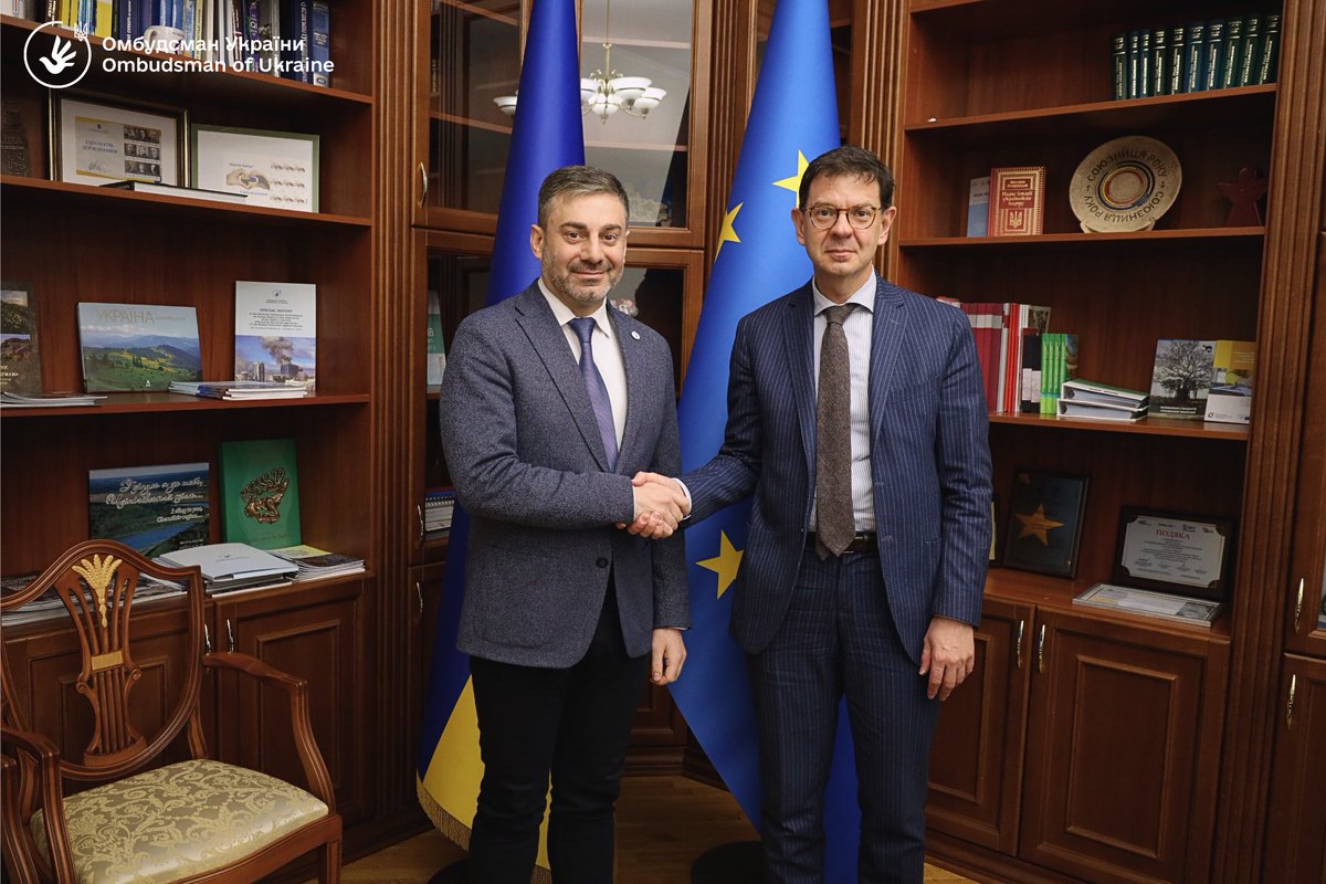 I met with Ambassador Extraordinary and Plenipotentiary of Switzerland to Ukraine Felix Baumann. We discussed areas of further cooperation with Switzerland to better protect human rights in Ukraine! @SwissUA