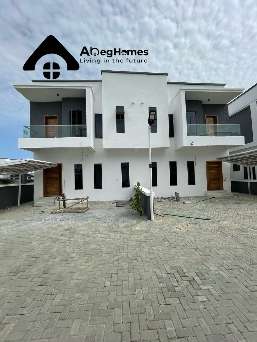 abeghomes's tweet photo. 📌📌📌 BRAND NEW 4 BEDROOM SEMI DETACHED DUPLEX 
 FOR SALE  
‼️‼️‼️
📍LOCATION: VGC EXTENSION 
📌PRICE: N120M
📌TITLE : Governor Consent
📌Building Approval
 #Dollar https://t.co/Cr6WvU7mtt