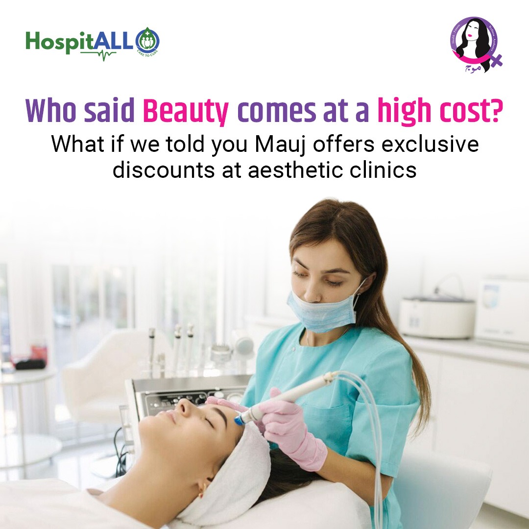 Beauty shouldn't break the bank! Mauj believes in affordable aesthetics. Comment your go-to beauty treatments that you'd love to have discounts on! 💅💬 

#MaujEmpowers #BeautyWithinBudget #Telehospital #HospitALL