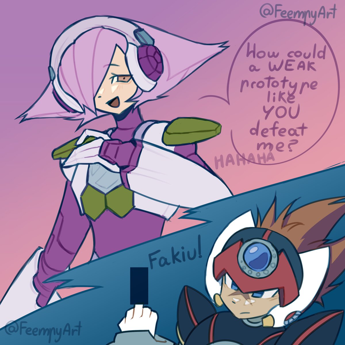 This interaction was stuck in my mind
.
.
#MEGAMANX #megamanaxl #megamanlumine #megamanx8