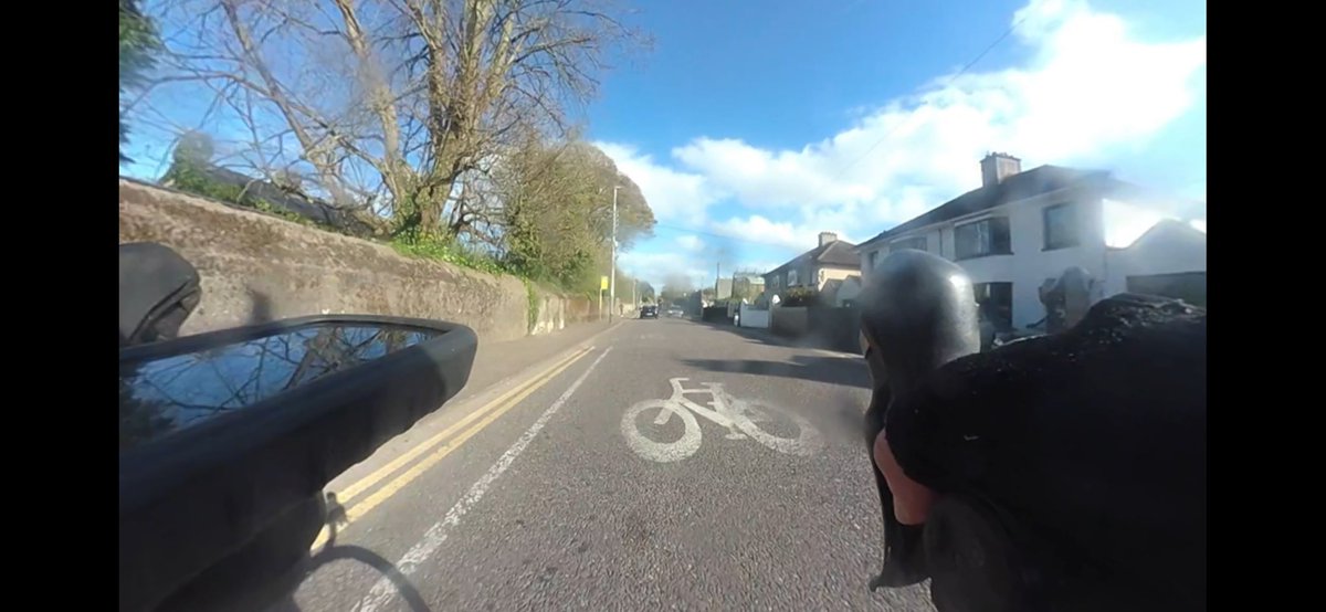 righttobikeit's tweet image. What’s a “car lane”?

See that bike symbol? You know what that means eh?