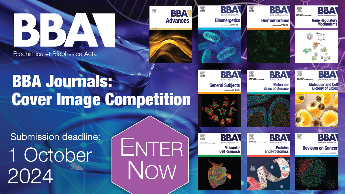 Seeking striking and artistically impressive scientific images to use on each of the @BBAjournals covers for the 2025 calendar year. Submissions are invited by 1 October 2024. Learn more: spkl.io/60184LmSq