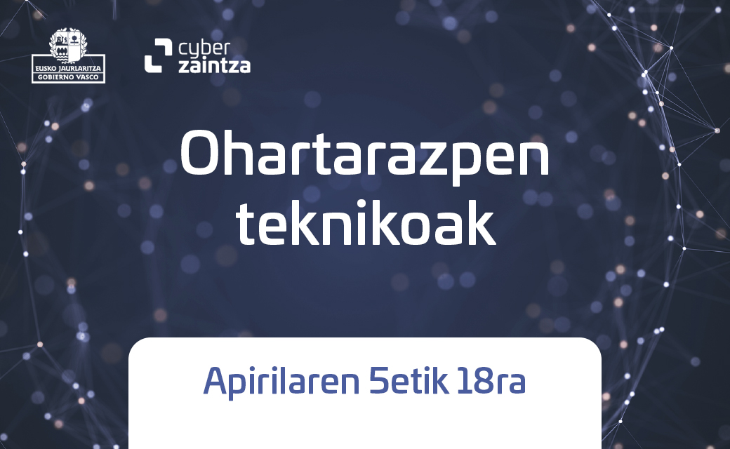 OHARTARAZPEN TEKNIKOAK | Hemen dira apirileko azken #AhultasunTeknikoak. Irakurri itzazu zu eta zure enpresa #zibereraso batengandik urrun mantentzeko.

🔗 ow.ly/nKax50RjM0q

#Cyberzaintza #oharteknikoak #zibersegurtasuna