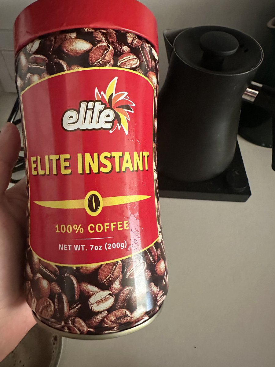 I dont know whats wrong with me, but I’ve been drinking instant coffee recently and loving it. Instant coffee is elite.