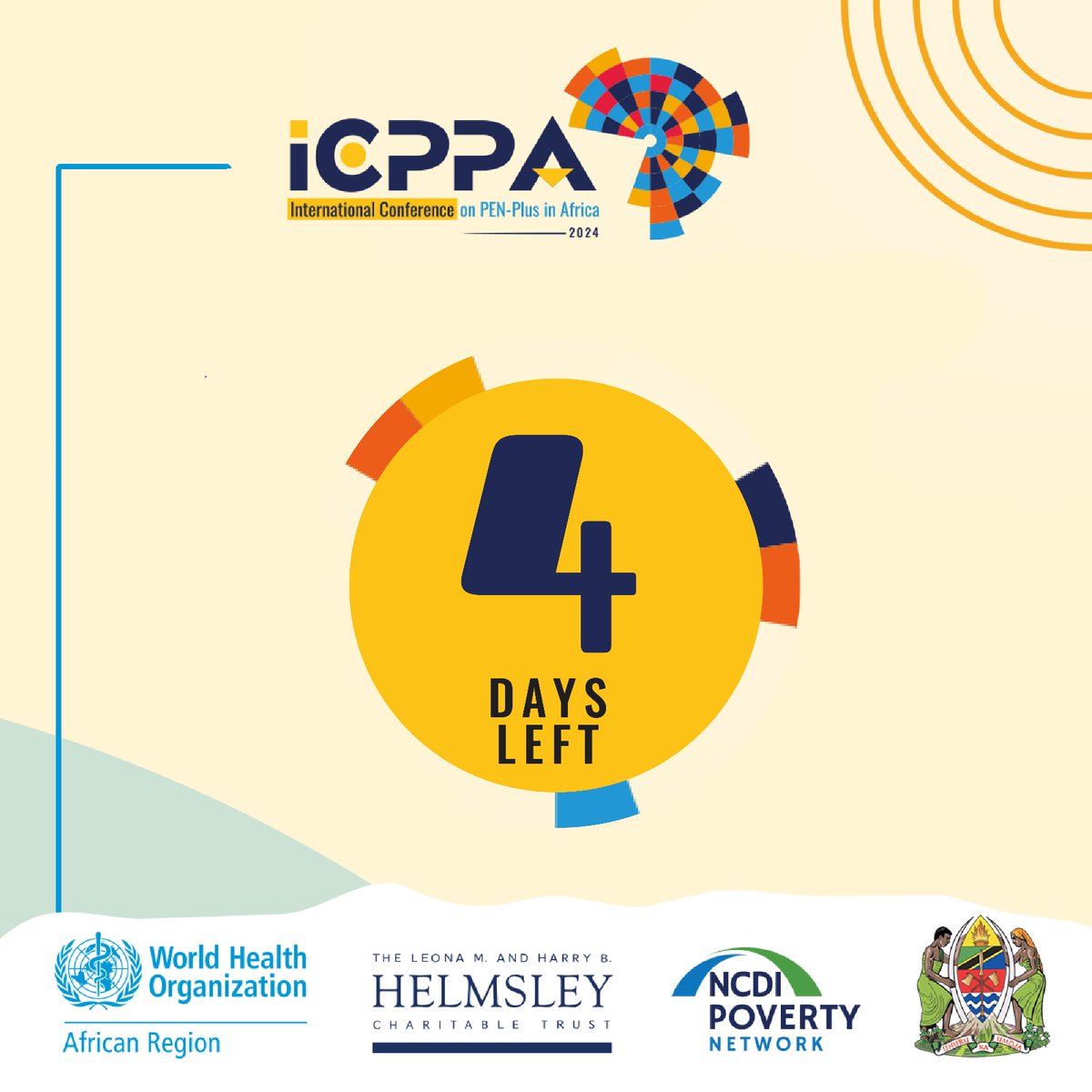 📢 #ICPPA2024 starts in just 4 days! Don't miss our side events on crucial health topics from Diabetes to Cancer, and Oral, Eye, and Ear Health. Register now and join the conversation to end #NCDs in Africa⬇️: who.zoom.us/meeting/regist…