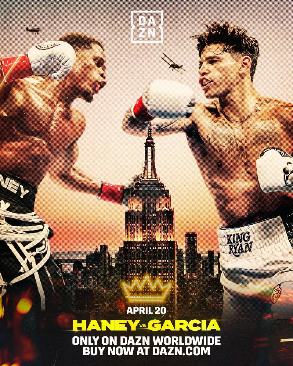 Just over 24 hours away! Go to Dazn.com to order. @DAZNBoxing