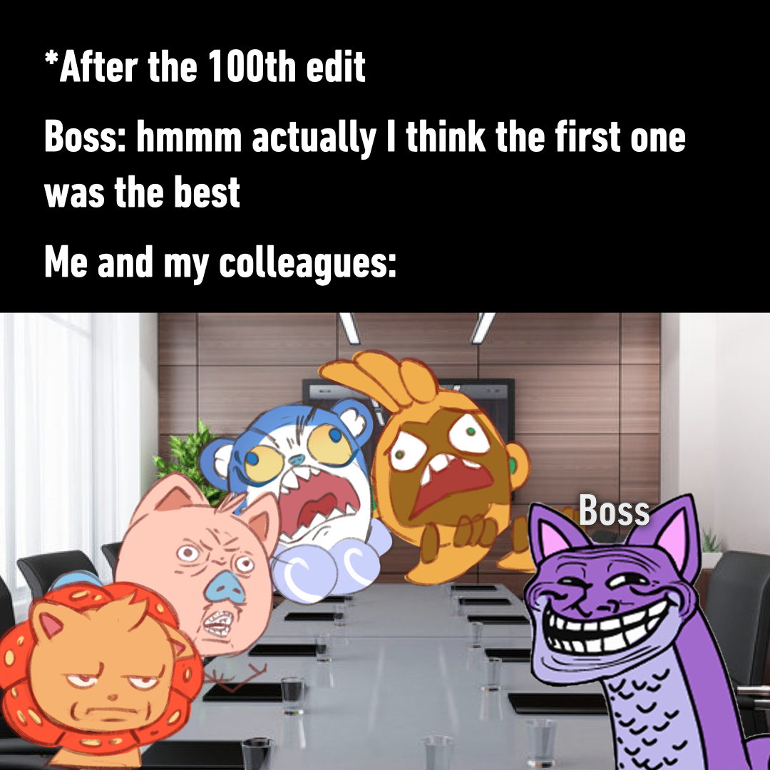9GAG's tweet photo. Tough day at work because of bosses like @BOSSIETheTroll?

No worries, @AffynOfficial and their fast-paced multiplayer brawler @BuddyArenaGame got you covered!🤓 

Play now! https://t.co/f59yNh8WA1 https://t.co/pA3PgrRqyi