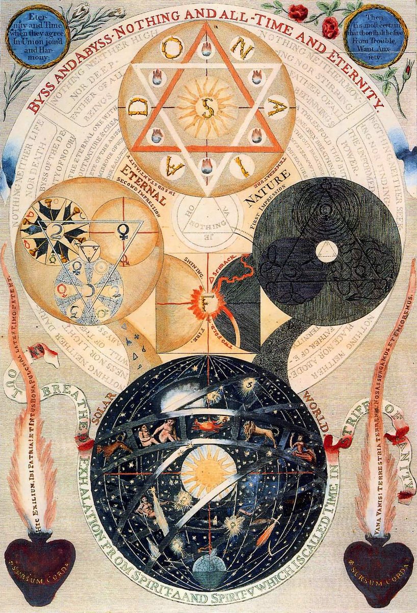 “The alchemical operations were real, only this reality was not physical but psychological. Alchemy represents projection of a drama both cosmic & spiritual in laboratory terms. The opus magnum had 2 aims: the rescue of the human soul, & the salvation of the cosmos.” Carl Jung