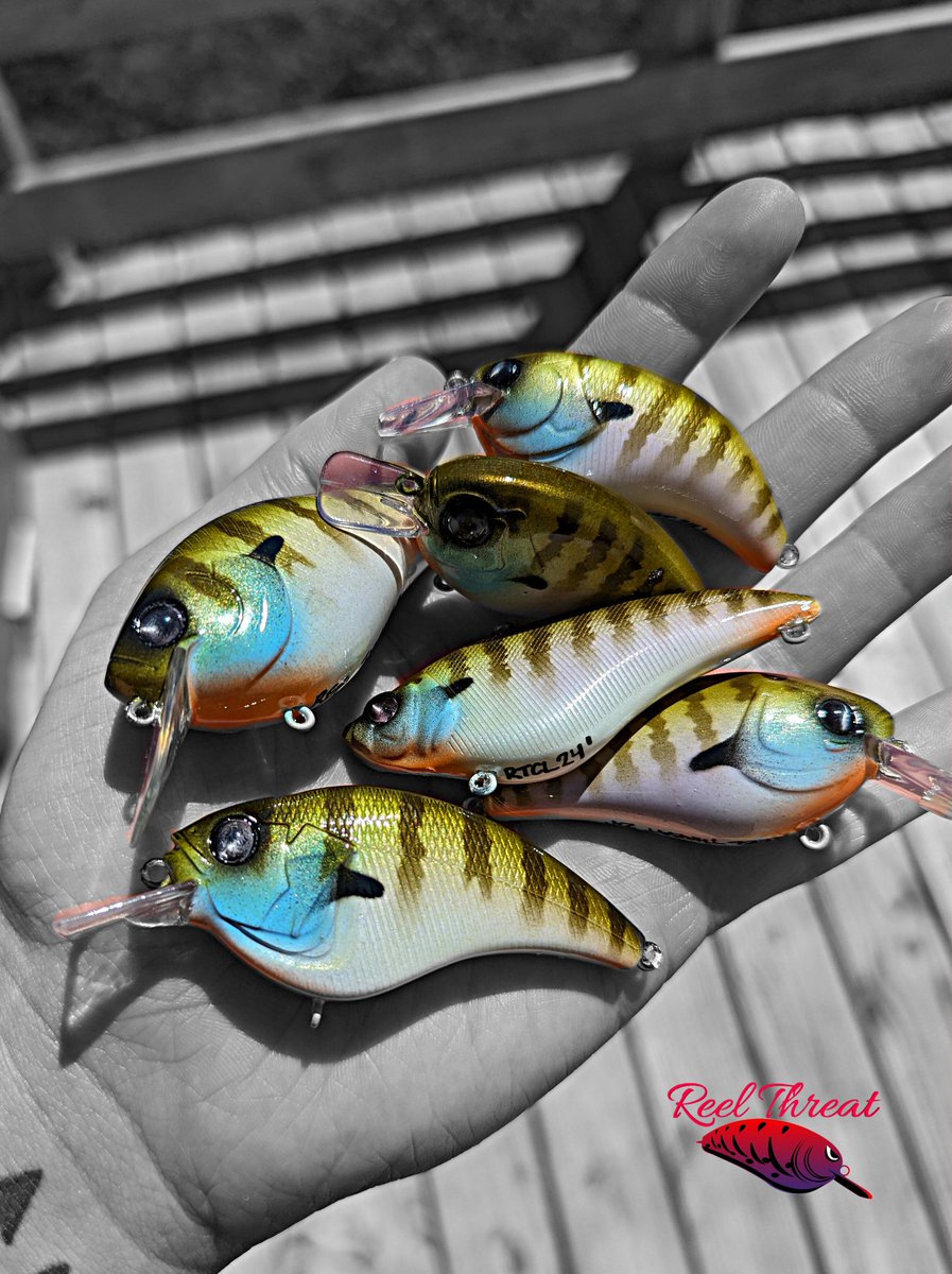ReelThreatLures's tweet photo. Back at it finally!!
#reelthreatcustomlures #customcrankbaits #customlures #crankbaits #bassfishing #fishing #customfishinglures https://t.co/gbmIZ8QxhK
