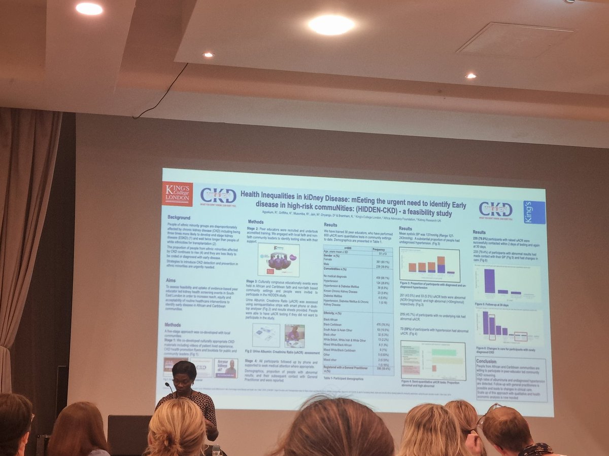 @RoselineAgyekum Has presented one of the most relatable researches in renal practice! She has reminded @annukrenal conference that the best way to get to patients is to go to the community where they are found. 
Well done Roseline!