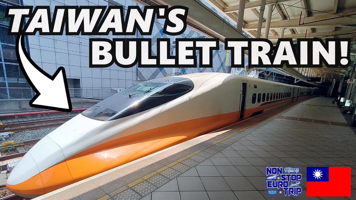 🇹🇼 Riding Taiwan's Incredible Bullet Train... in Business Class! 

🎥 New video by @nonstopeurotrip: youtube.com/watch?v=fT7z1j… | #Taiwan