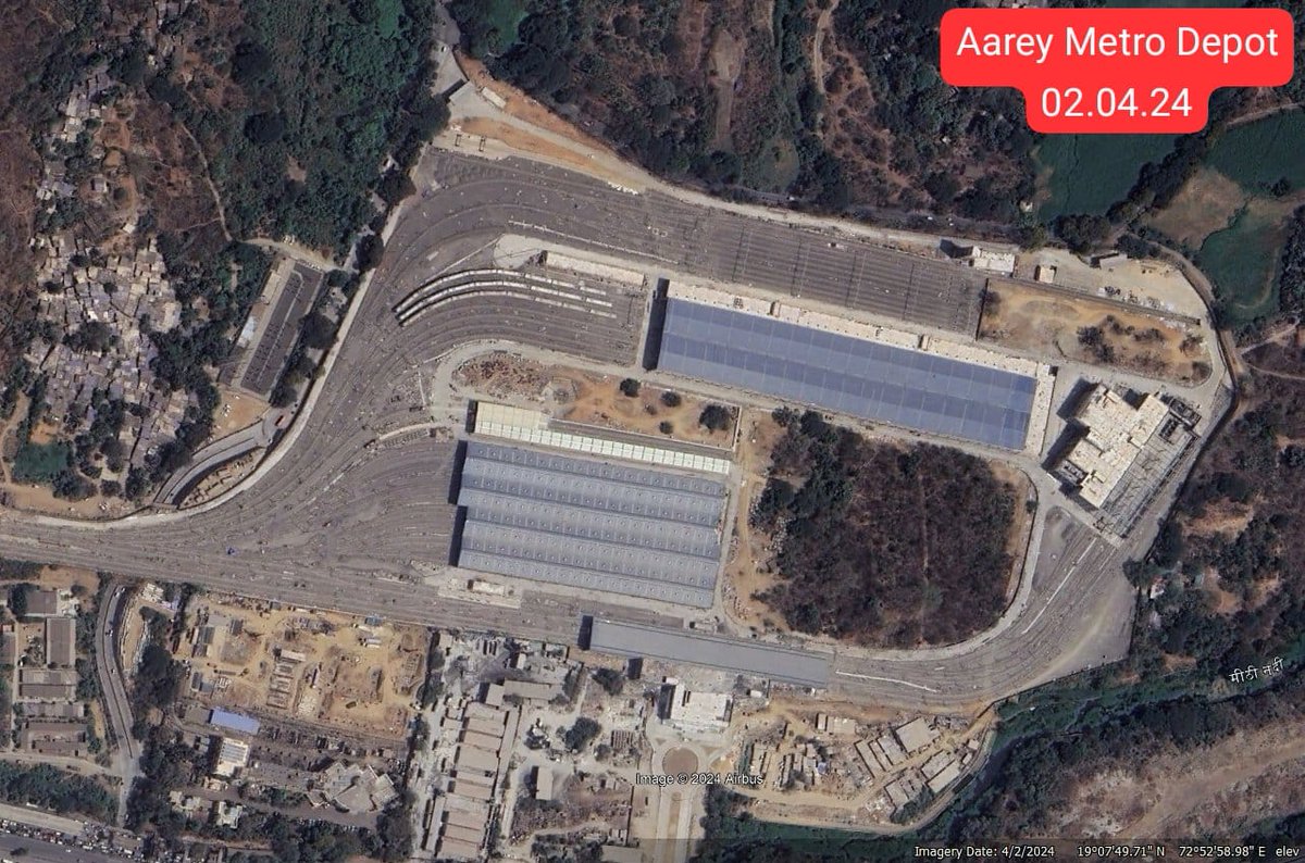 Aarey Metro Depot is ready
But the Metro line isn't 

And, they can't blame the forest any more
So, what new story will they come up with ?

Displaced leopards roaming in their tunnels, stopping their work??

Mumbai Metro3
With 3 times the stories