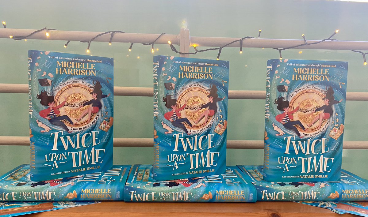 A Friday treat for you, we have signed bookplates & bookmarks with our copies of the wonderful new book Twice Upon A Time by @MHarrison13, illustrations by @natsmillie. Time is of the essence here as we only have 6 copies available so hurry to the website! rocketshipbookshop.co.uk/product/twice-…
