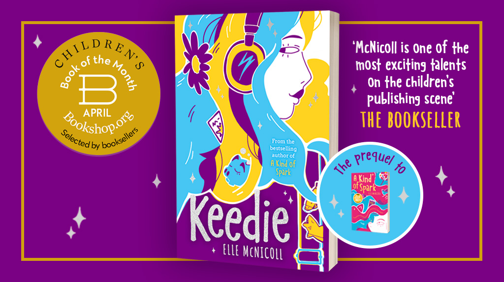 Keedie by @BooksandChokers is the Bookshop.org April Children's Book of the Month. bounce has signed copies for Indie Bookshops. @_KnightsOf