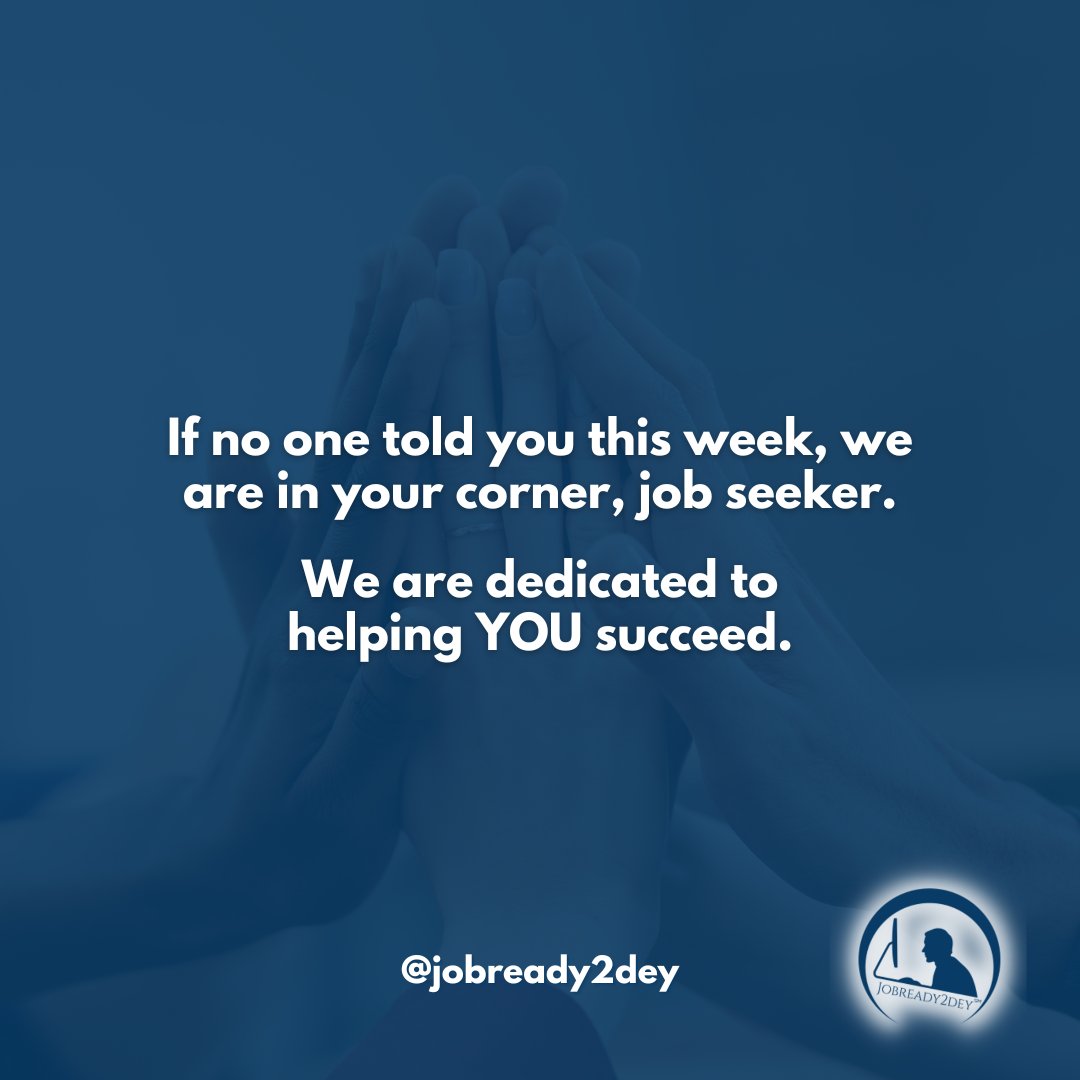 To show our dedication to helping you succeed, check out the career advice section of our website.

We have valuable and up-to-date resources to help you on your job search!

Happy Reading!

#motivation #jobseekers #jobsearch #support #inspiration
