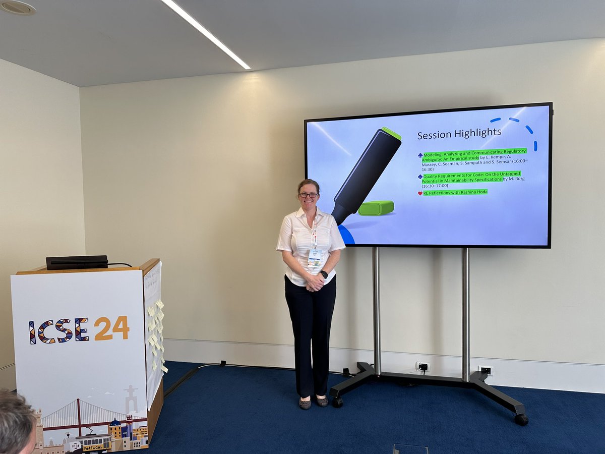 Evelyn Kempe, IS PhD student gave an excellent talk at MO2RE co-located with ICSE 2024 #icse2024 <a href="/umbcinfosystems/">UMBC Department of Information Systems</a>