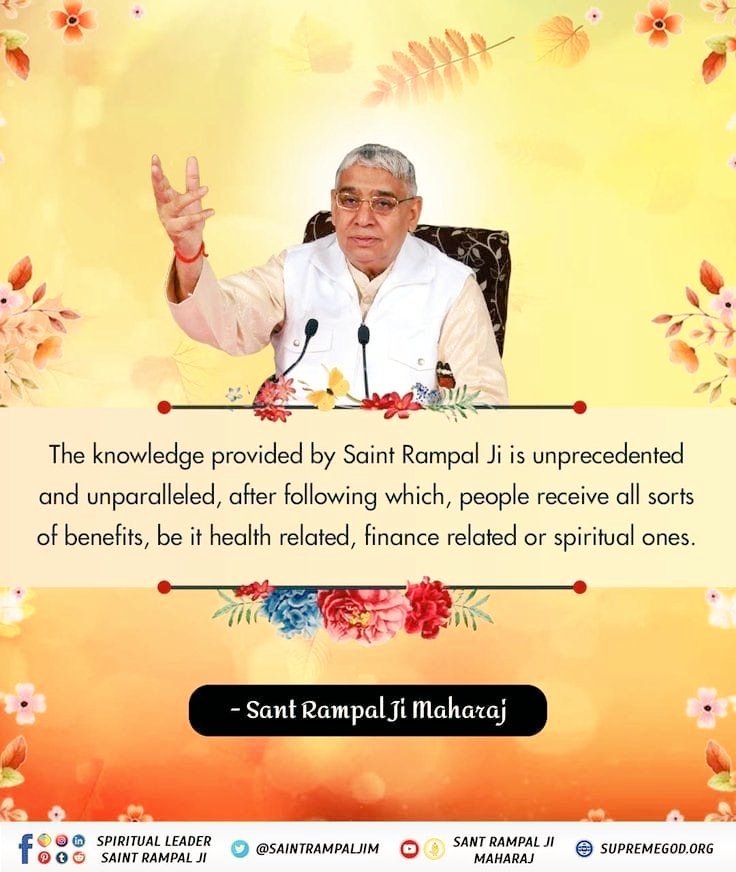 #GodNightFriday 🪴 🪴 The knowledge provided by Saint Rampal Ji is unprecedented and unparalleled, after following which, people receive all sorts of benefits, be it health related, finance related or spiritual ones. 🙇 🙇 #SantRampalJiQuotes