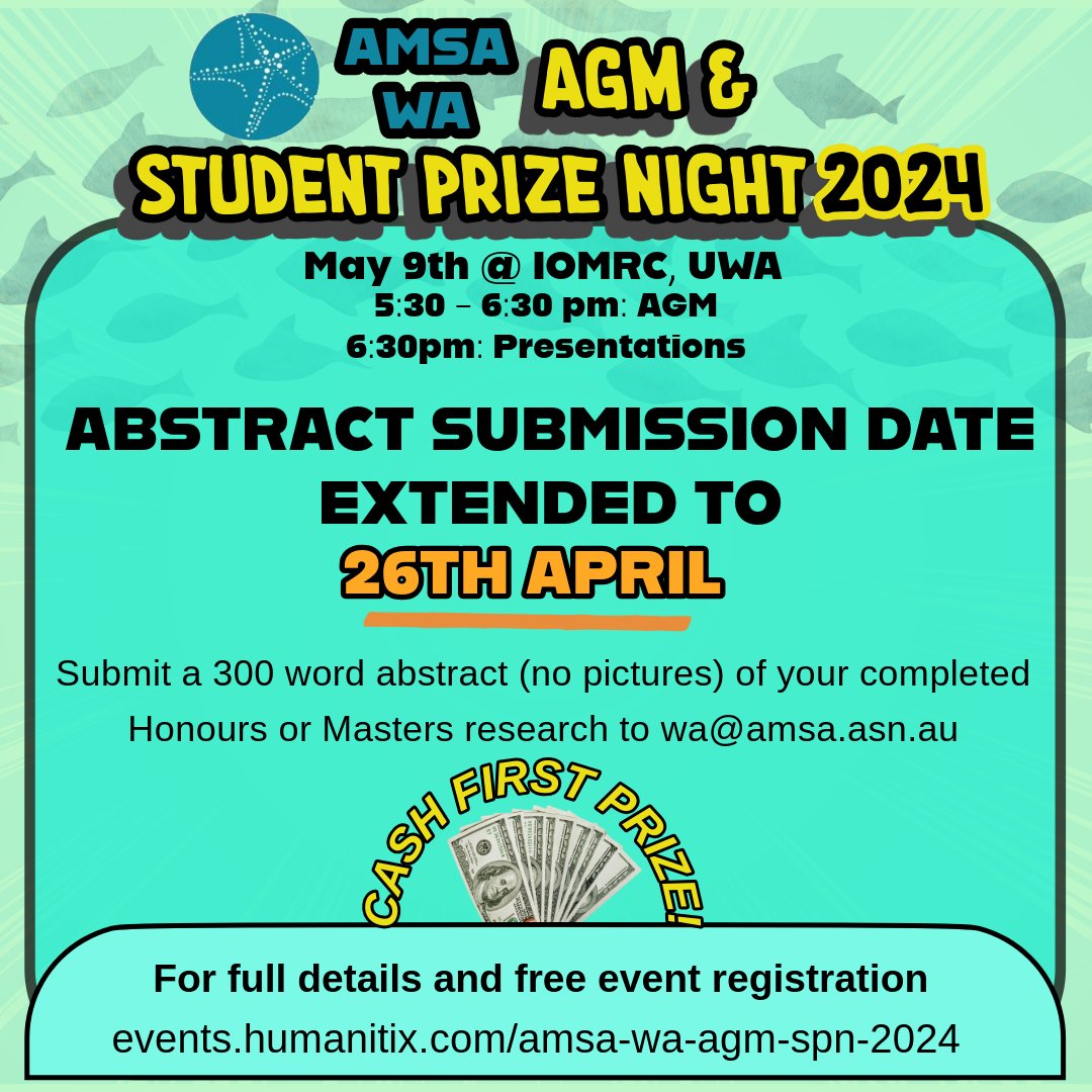 ATTENTION MARINE HONOURS AND MASTERS STUDENTS WHO HAVE COMPLETED IN THE LAST YEAR!!