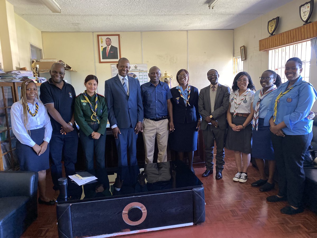 Today, we did a courtesy call to the Provincial Educational Director of Harare Metropolitan. We had an opportunity to introduce ourselves and discussed about what we do as YESS participants and how we would like them to support us.#yessgirlsmovement @YessMovement @Norecno