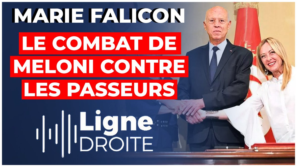 🤜#Immigration clandestine : l'intense combat politique de #GiorgiaMeloni #Tunisie #UnionEuropeenne 🗣️@marieflcn, journaliste pour Ligne Droite La chronique complète ici : 👉youtu.be/HHaQjy0nG3o 🎙️Avec @MaudPK sur @radiocourtoisie