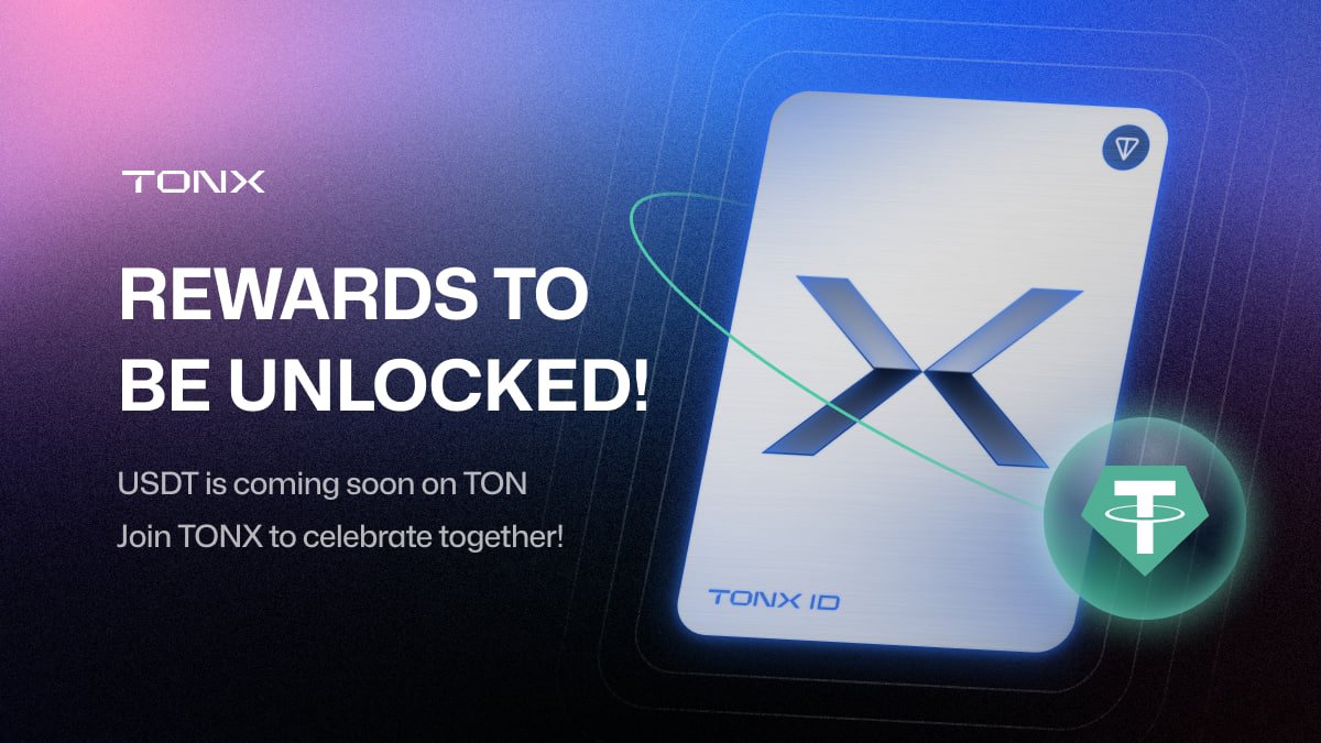 🎉 Native USDT is finally launching on the TON blockchain @Tether_to brings USDT to @ton_blockchain! This is a significant milestone for the #TON ecosystem, marking a new era of enhanced liquidity, stability, and interoperability 🌐 What's next for TONX ID? Stay tuned for more!