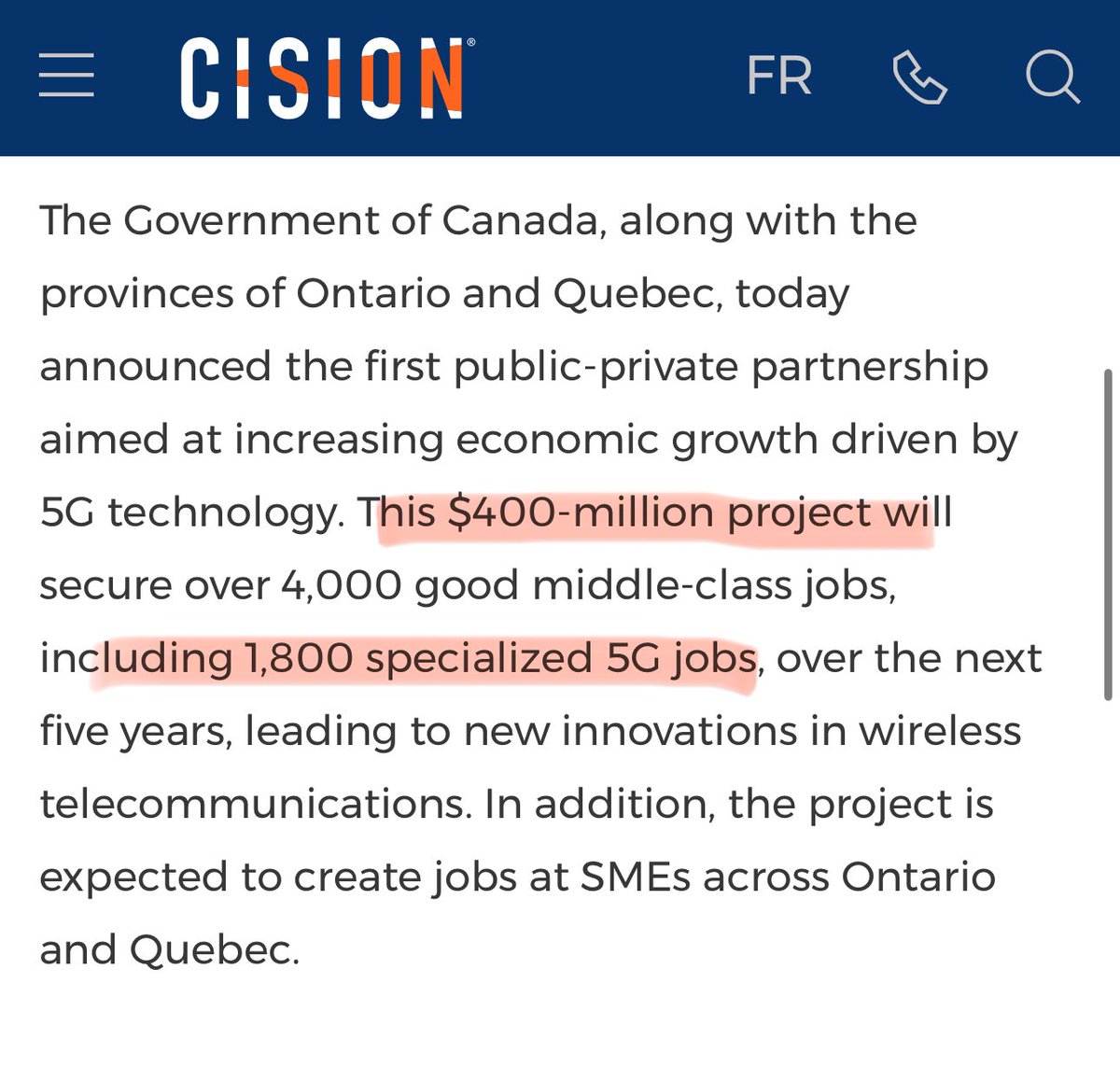 🇨🇦’s wireless competition went from 3 telecom monopolies to 3 telecom monopolies.

However, the obscure & massive subsidies are wild. Just one program is the equivalent of paying the bill of 1.8 million people for a year.

Taxpayers should own the infrastructure they pay for.