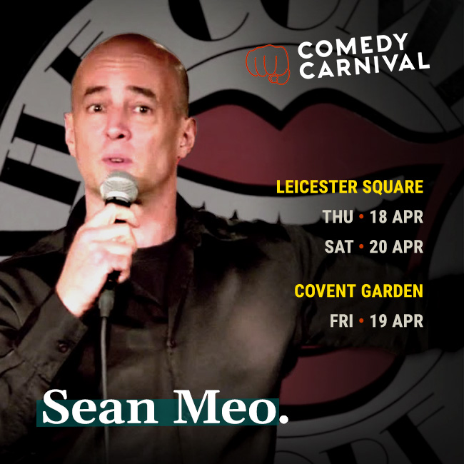 International stand up comedy this Saturday, feat. #SeanMeo, @dineshnathancom, #MattFoster and #DavidWard as MC. Tickets: comedycarnival.co.uk/leicester-squa… Doors 7pm - 8pm. Show 8pm - 10pm