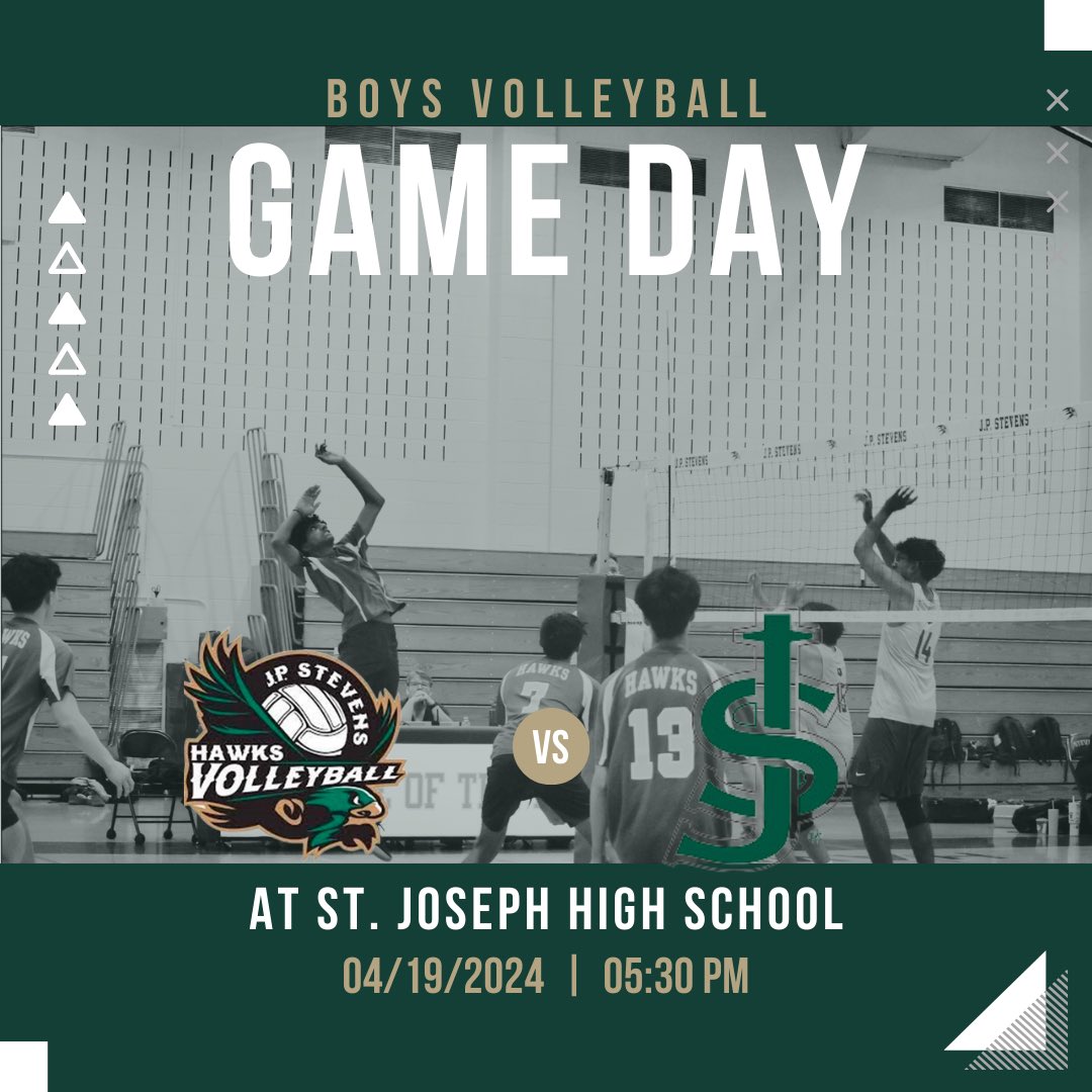 🚨GAME DAY!🚨 🆚 St Joes 📍 St Joes High School 🕓 Freshmen at 4:00 🕓 JV at 4:00 🕠 Varsity at 5:30 GO HAWKS!!! 🟢🟡🏐