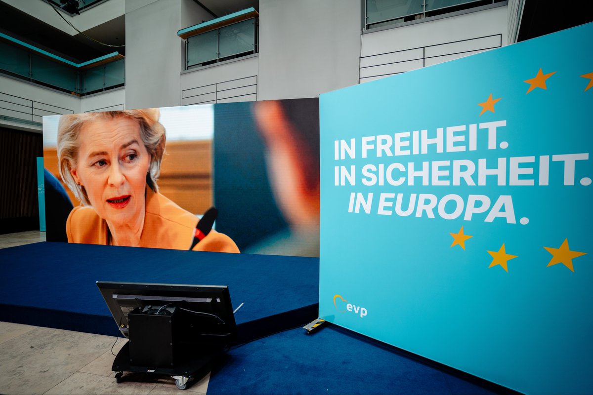 Unsere Kampagne zur #Europawahl24 ist da. 
Freiheit. Sicherheit. Wohlstand. Das sind die wichtigen Themen unserer Zeit. Darum geht es für 🇪🇺. Darum geht es bei dieser Europawahl am 9. Juni 2024. Dafür steht die #CDU & das machen wir mit dieser Kampagne in aller Klarheit deutlich.