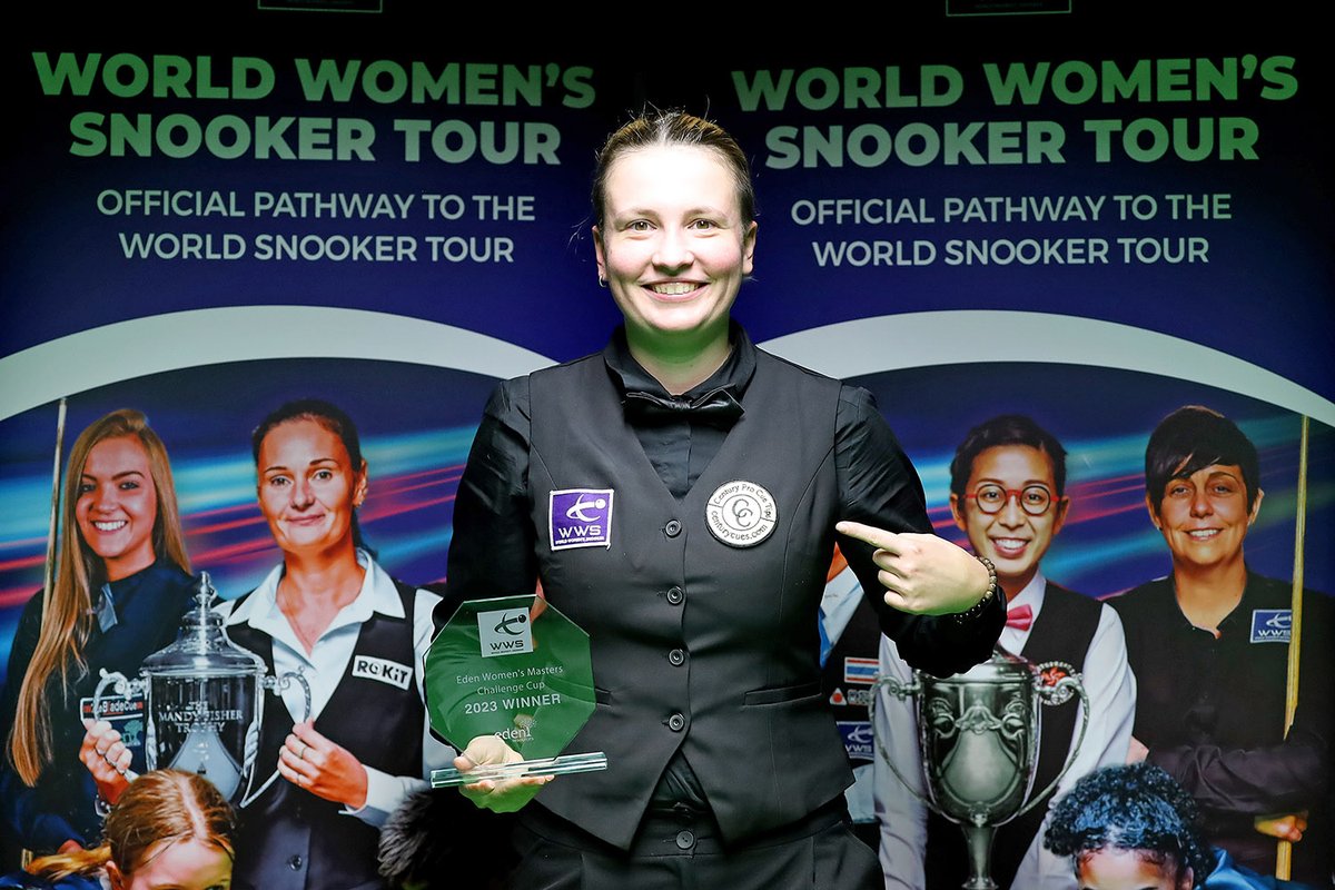 WomensSnooker's tweet photo. CC Brand is the official tip partner of the World Women’s Snooker Tour for the 2023/24 season! 🤝
View the latest @CenturyCueTips products at the official website ➡️ https://t.co/ClUoe8UugO
#CCBrand #CenturyCues #WomensSnooker https://t.co/50M0a1MxJz