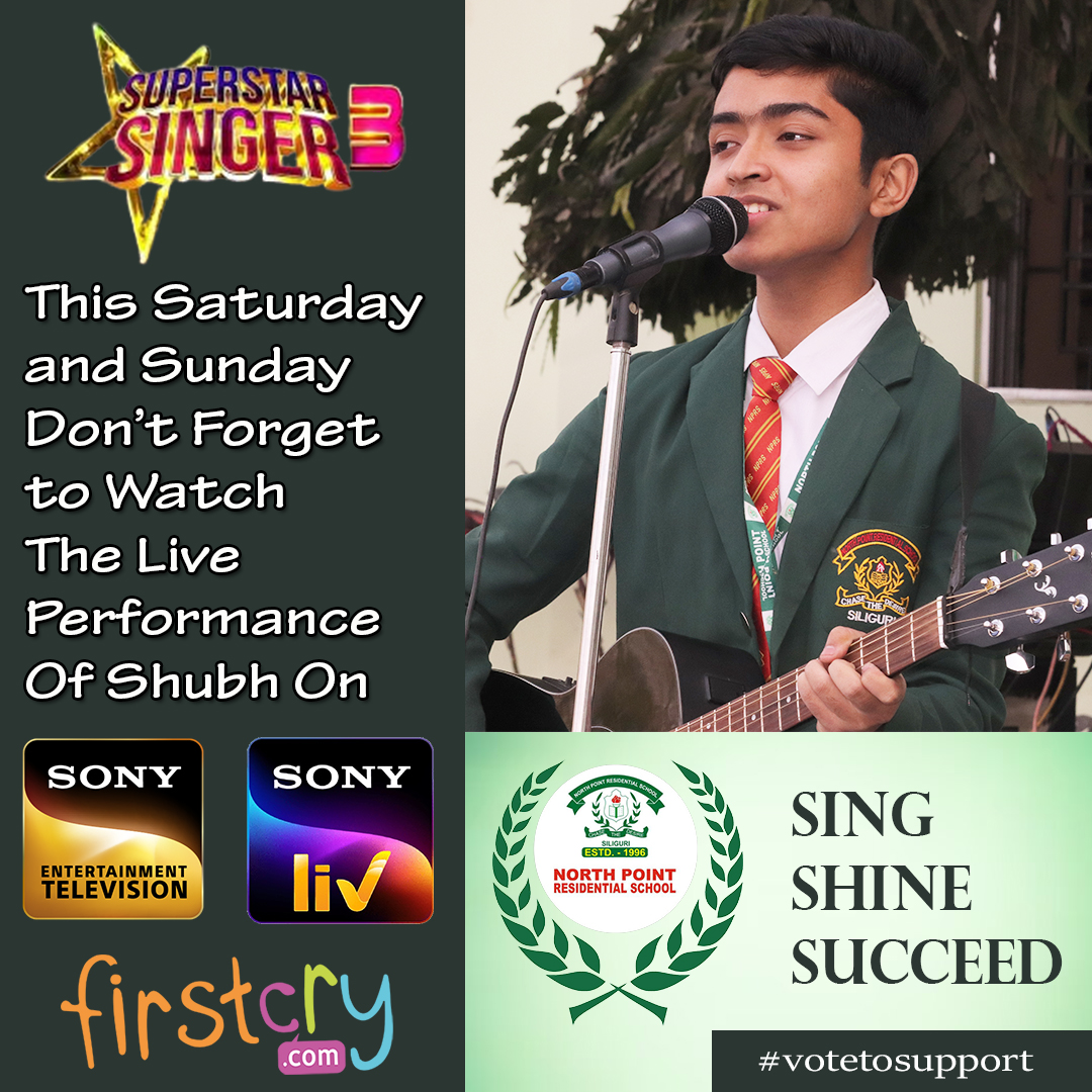 NORTHPOINTRESI's tweet photo. We appeal to all the people living in all corners of West Bengal to support the very talented Shubh whoโs been creating a buzz in Superstar Singer Season 3 through his magical voice.
Timing for Voting
Saturday 9 PM to Sunday 12 PM
#nprs #shubh #superstarsinger #season3 https://t.co/rblsrOsPw9