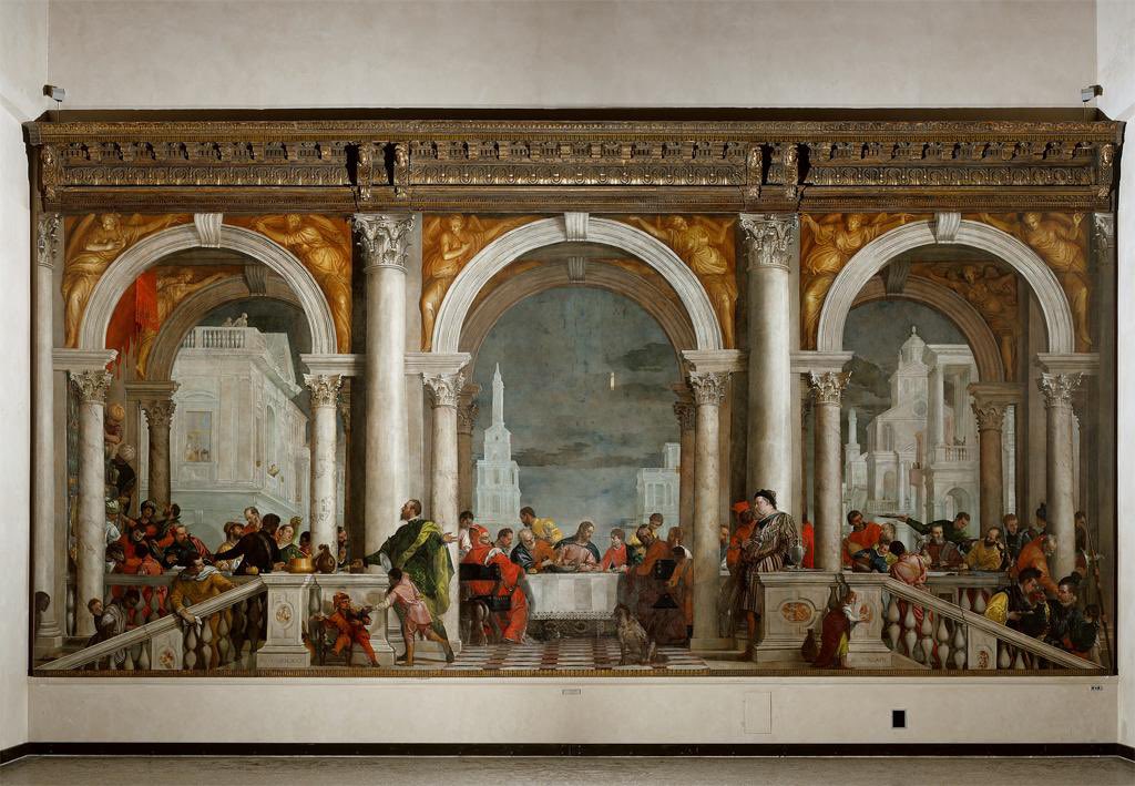 In this banquet scene, Paolo Veronese (d. OTD 1588) creates a vast tableau of incredible opulence for the lucky Dominican friars of SS. Giovanni e Paolo. But is it Biblical? The Inquisition wants to know!