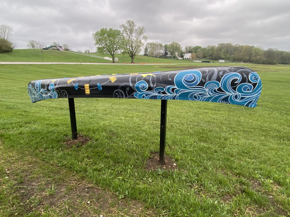 The trails at @ConnerPrairie are open! There’s 2 different trails, both 2 miles long. One is paved and the other is gravel. It’s a great chance to see wildlife such as deer and birds including bald eagles. Also, there is some cool designed canoes as artwork. @WISH_TV