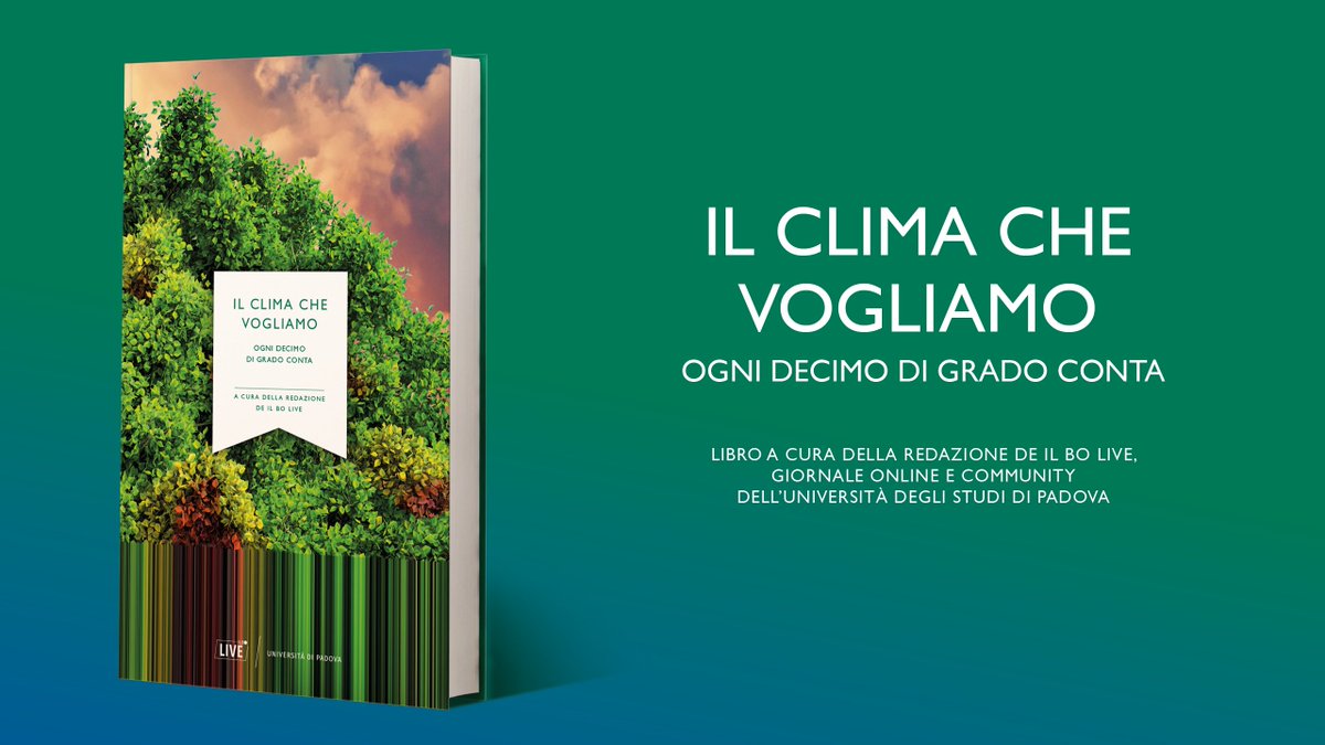 Il Bo Live (@ilbolive) on Twitter photo Manca davvero poco ormai: l'appuntamento è oggi #19aprile alle ore 18.00 alla libreria <a href="/laformadelibro/">laformadelibro.it</a> a Padova. Parleremo de "Il #clima che vogliamo", il nostro ultimo #libro.
Qui tutte le info > tinyurl.com/4n8ms8rf Manca davvero poco ormai: l'appuntamento è oggi #19aprile alle ore 18.00 alla libreria <a href="/laformadelibro/">laformadelibro.it</a> a Padova. Parleremo de "Il #clima che vogliamo", il nostro ultimo #libro.
Qui tutte le info > tinyurl.com/4n8ms8rf