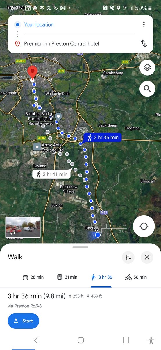 HALFWAY THROUGH DAY TWO The guys are having a much needed refuel at Morrisons Chorley / KFC and are making great progress with only 3 hour 30 minutes to go today justgiving.com/crowdfunding/W…