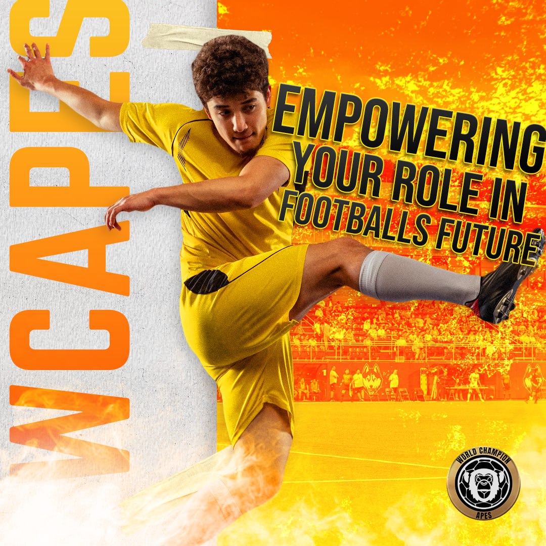 Ready to change the game? 🌍 

Join WCAPES and get directly involved in scouting, investing, and shaping the future of football. 

Let’s create a community that draws the big names together! 

#ChangeTheGame #WCAPES #Football