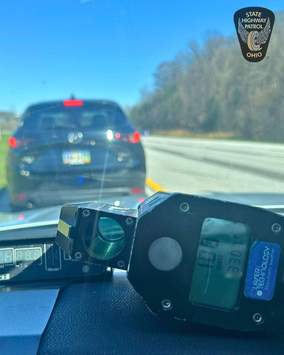 Recently, a trooper from the @OSHP Cleveland Post cited this juvenile motorist for going 100 mph in a posted 60 mph zone on I-480 in Cuyahoga County. So far this year, there have been 7,482 speed-related crashes on Ohio's roadways. #SlowDown