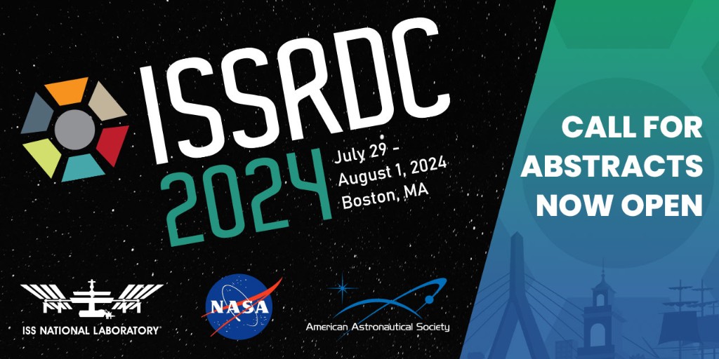 Deadline alert! ⏰ TODAY is the LAST day to submit your abstract for the technical sessions during the 13th annual International Space Station Research & Development Conference (#ISSRDC) in Boston July 29-Aug 1. Submissions are due by midnight! 
Details: ow.ly/IWxK50RgsTn