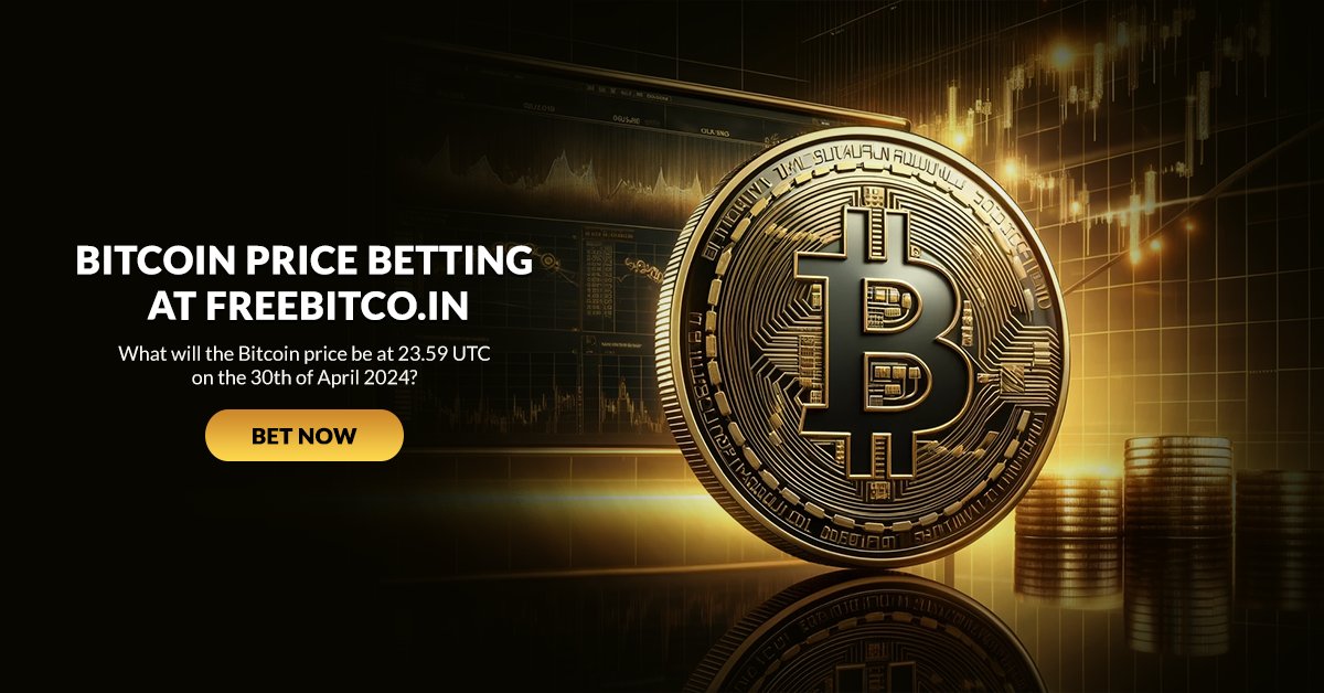 #Bitcoin Price Betting April 2024 Ready to test your prediction skills for April? Guess the direction of Bitcoin's price movement for the month ahead and seize the chance to win #BTC! 🚀 Don't miss out on this exciting opportunity to predict and win big! 🎉