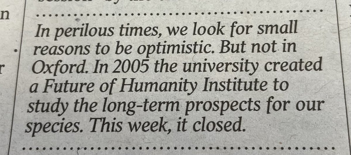 It’s the end of the world as we know it… from my Times Diary column today