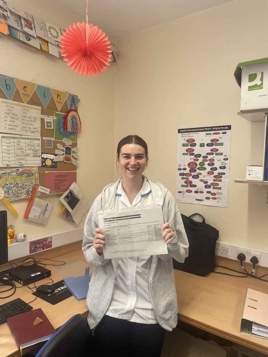 HUGE congrats to our lovely SLT Alice who’s just had all of her VFFS competencies signed off. Well done Alice!! #slt #vf #nhs