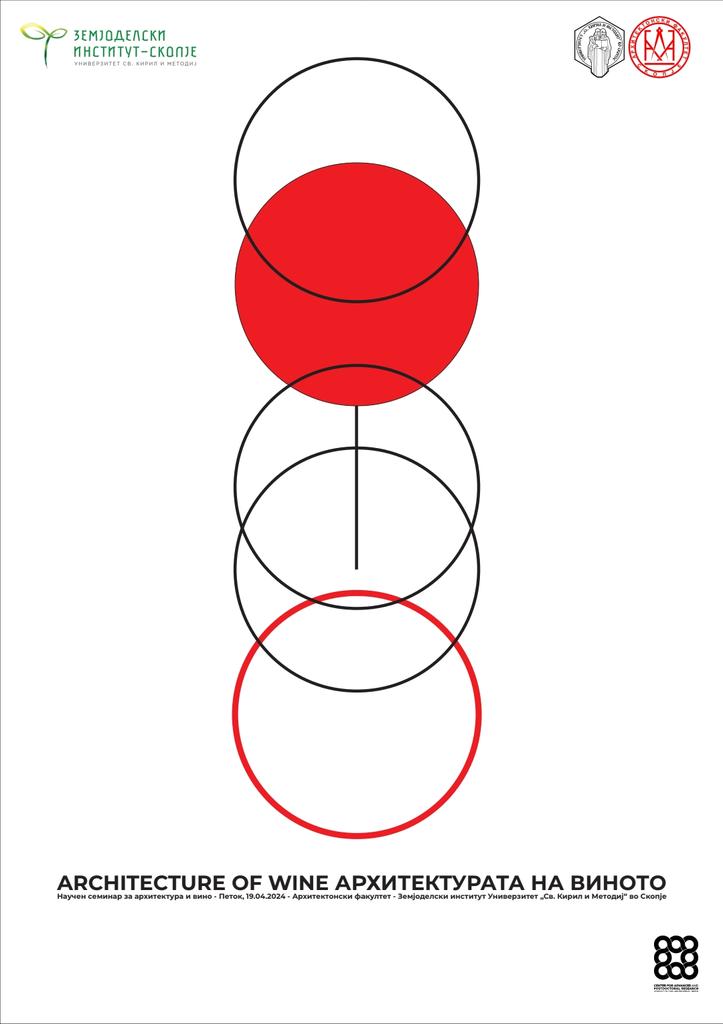 Прв научен семинар за архитектурата и виното во организација на Универзитет „Св. Кирил и Методиј“ Архитектонски факултет-Скопје и Земјоделски институт-Скопје кој се одржува во Центарот за напредни и постдокторски истражувања ЦАПРИС УКИМ во Скопје.