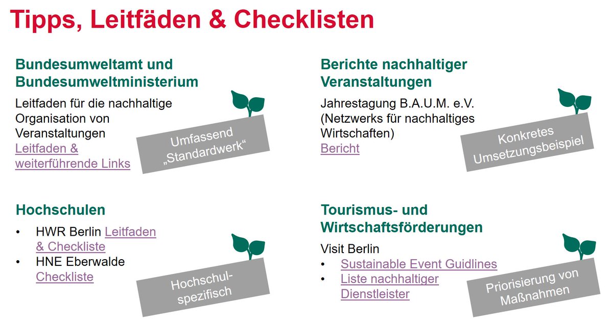 Was bedeutet #Nachhaltigkeit in der Arbeit? Diese Woche tauschten wir uns dazu in unserer Teamrunde aus. Anja Lohrer, Career & Alumni Service Berlin Professional School, berichtete von ihren Erfahrungen aus der Planung, Orga & Durchführung der csnd-Jahrestagung als #GreenEvent.